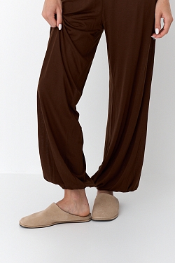 Брюки свободные с резинкой из лиоцелла CL