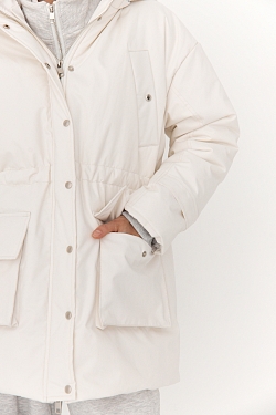 Парка утепленная с капюшоном