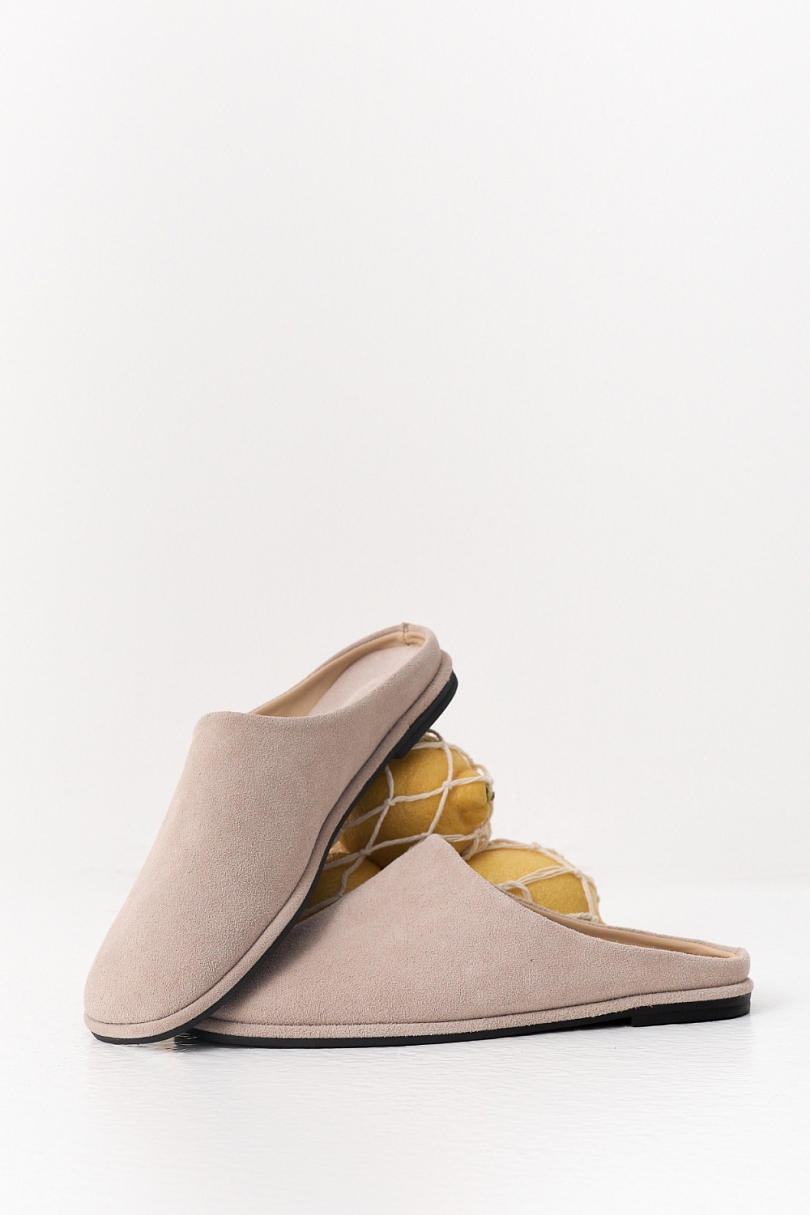 Сабо из натуральной замши