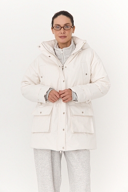 Парка утепленная с капюшоном