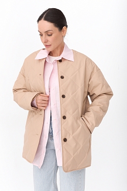 Куртка стеганная с отделкой