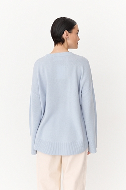 Свитер О- образный из шерсти и кашемира