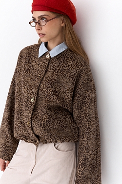 Жакет с акцентными пуговицами