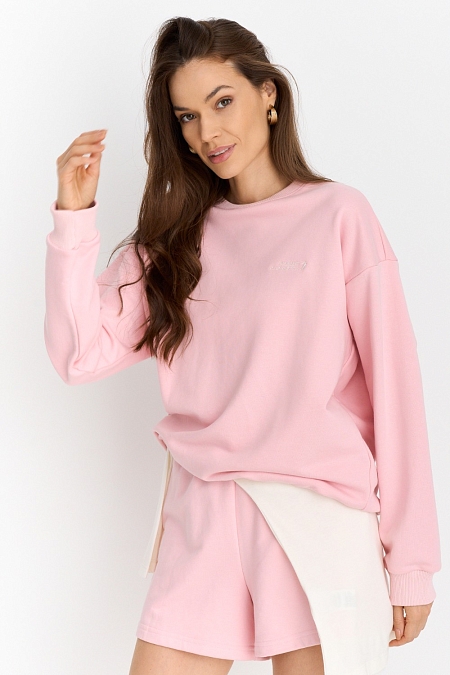 Костюм с шортами из мягкого трикотажа 