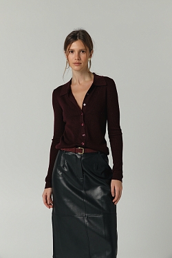 Кардиган на пуговицах из шерсти мериноса