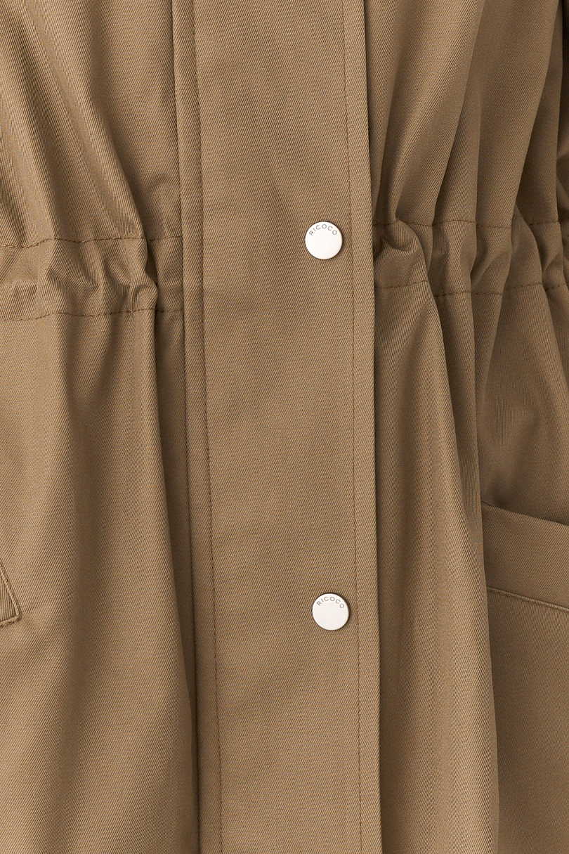 Ветровка из хлопка с пропиткой со съемным утеплителем