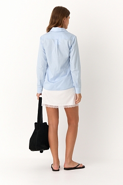 Юбка мини с кружевом