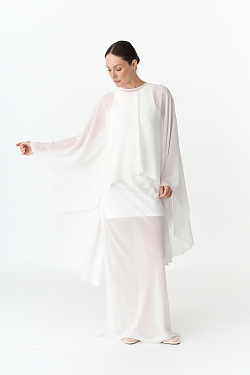 Накидка из шифона