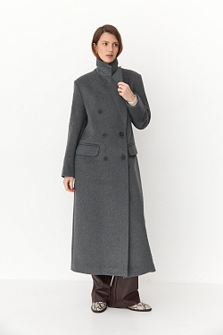 Пальто из шерсти оверсайз