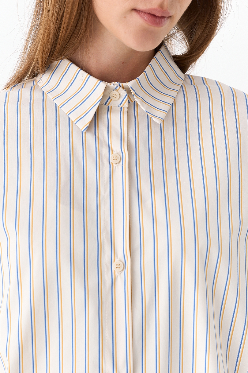 Рубашка оверсайз в полоску