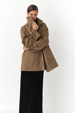 Ветровка из хлопка с пропиткой со съемным утеплителем