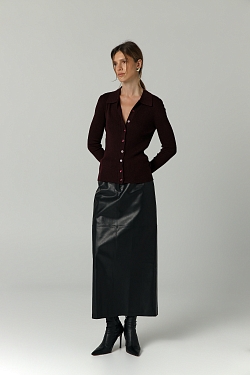 Кардиган на пуговицах из шерсти мериноса