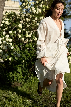 Юбка макси из хлопкового жаккарда