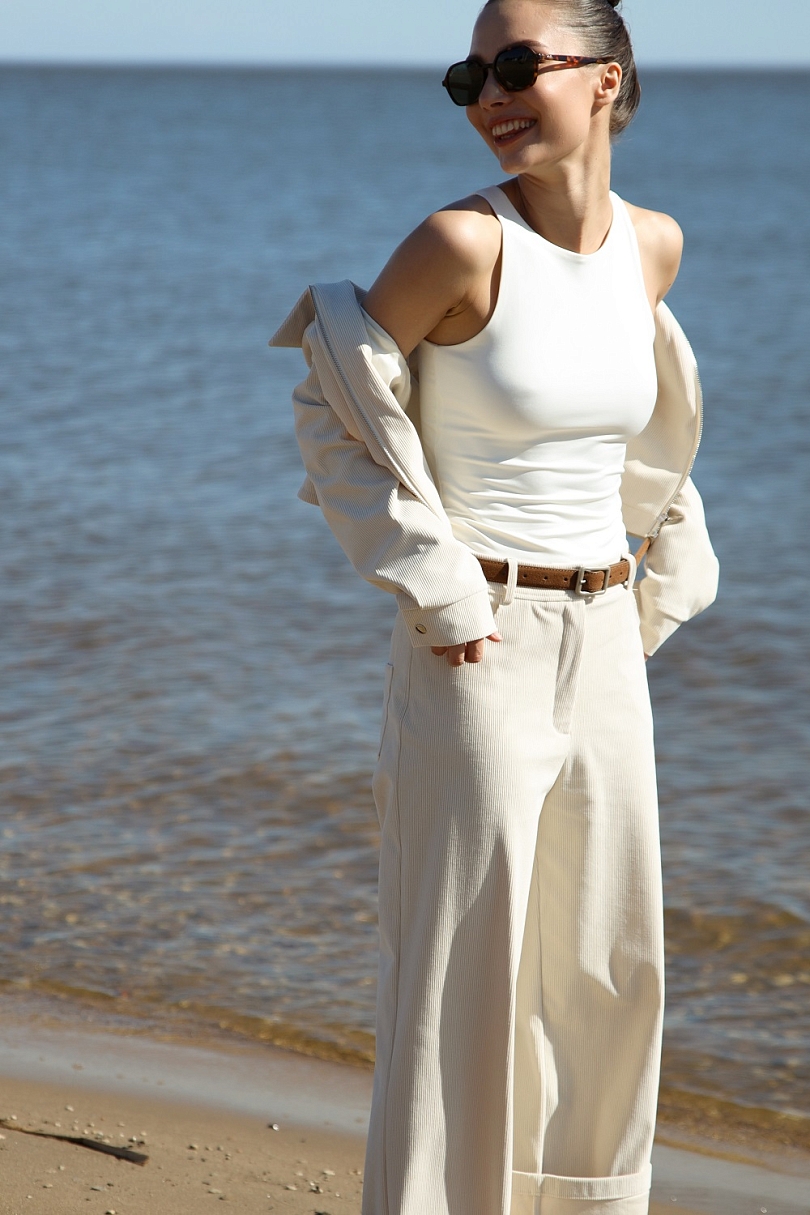 Топ двойной из вискозы 