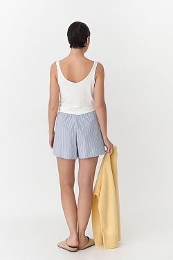 Комплект рубашка и шорты в полоску