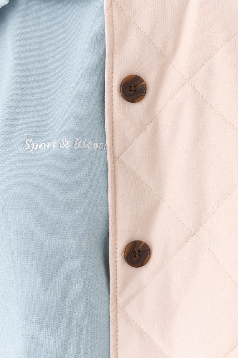 Куртка стеганная с отделкой