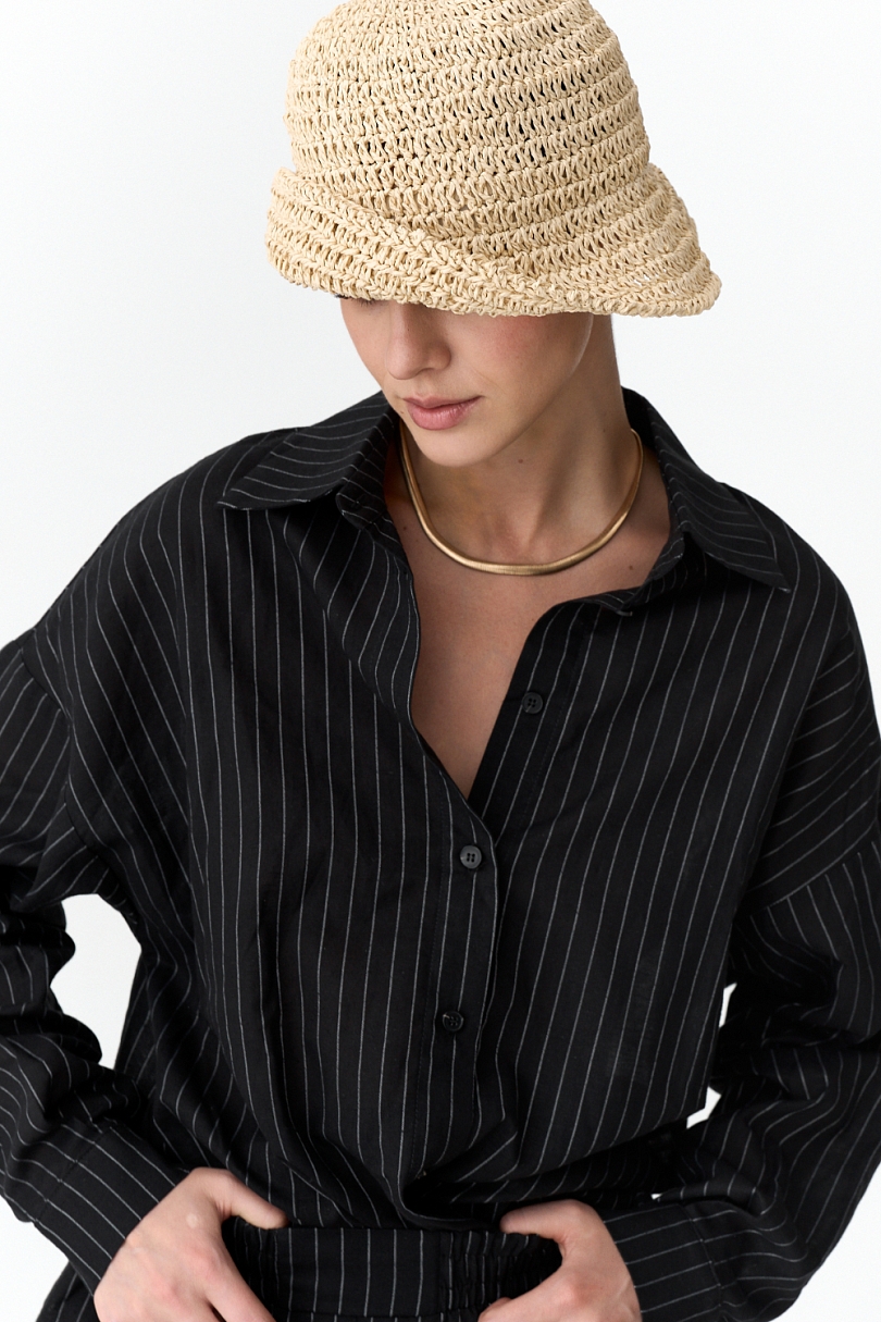 Панама из рафии