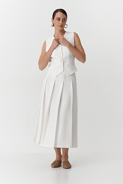 Юбка в складку миди