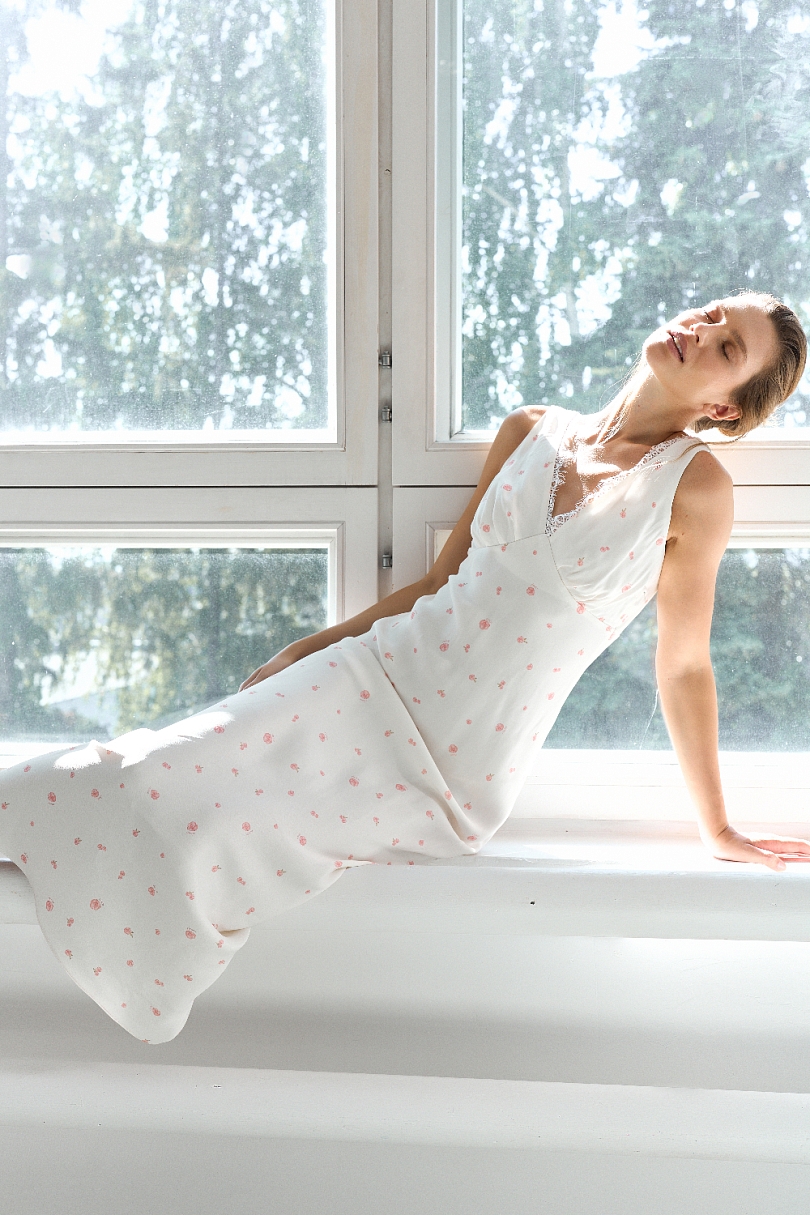 Комбинация из вискозного шелка Fleur