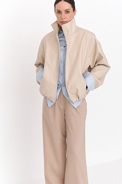 Куртка из экокожи на молнии