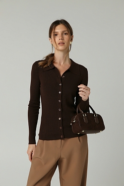 Кардиган на пуговицах из шерсти мериноса