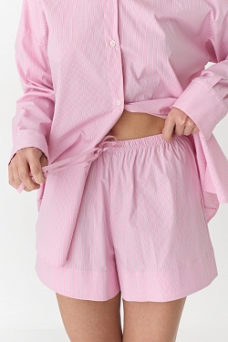 Комплект рубашка и шорты в полоску