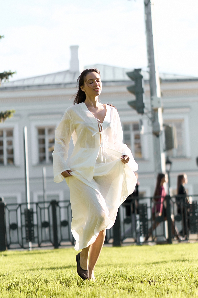 Юбка макси из хлопкового жаккарда