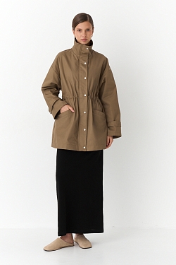 Ветровка из хлопка с пропиткой со съемным утеплителем