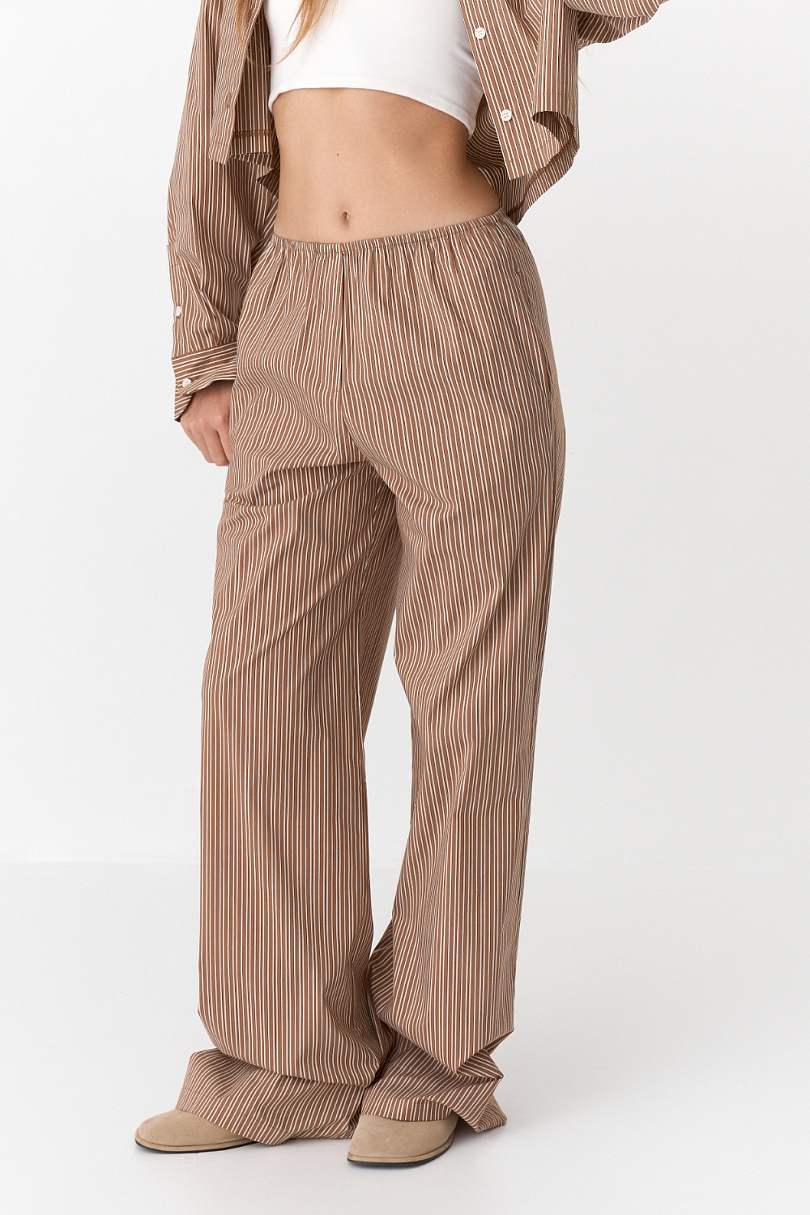 Комплект рубашка и брюки в полоску