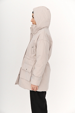 Парка утепленная с капюшоном