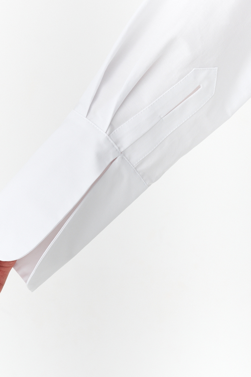 Рубашка приталенная с ассиметрией