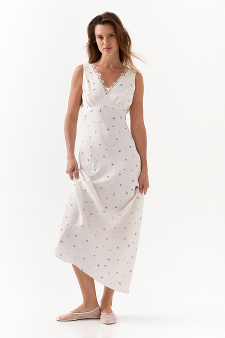 Комбинация из вискозного шелка Fleur