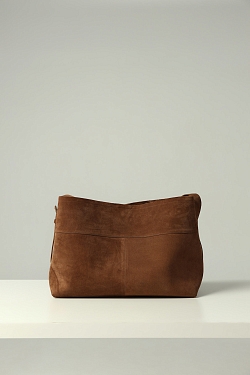 Сумка шоппер из натуральной замши