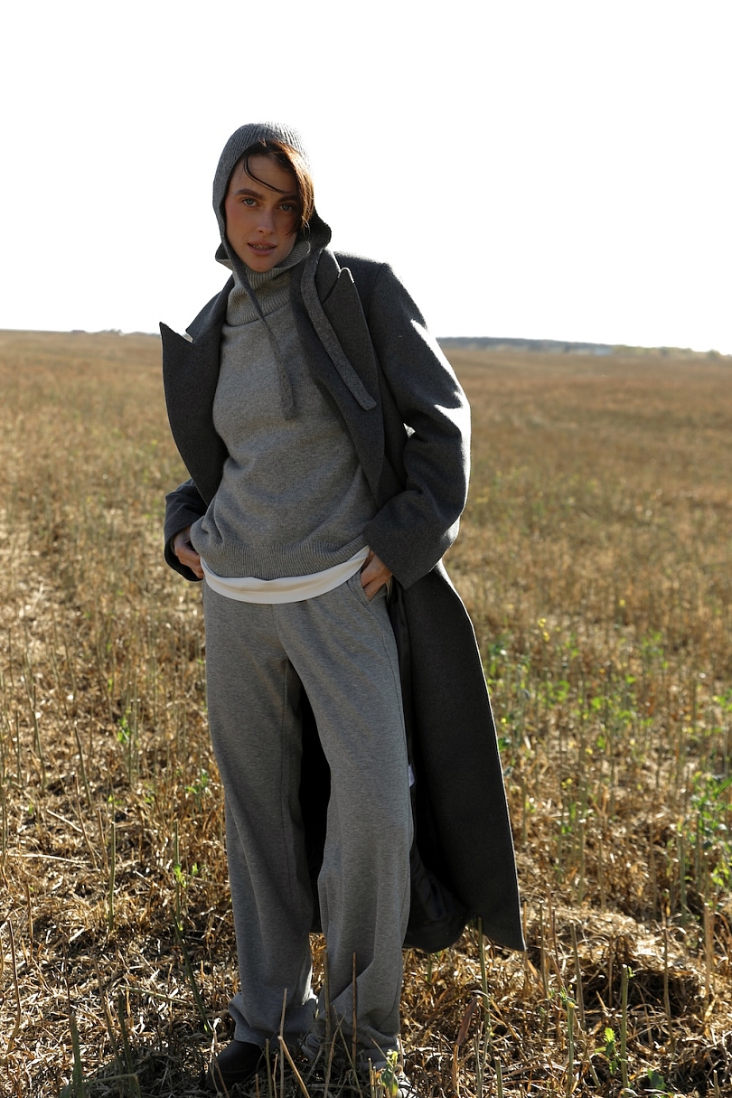 Свитер из кашемира и шерсти 