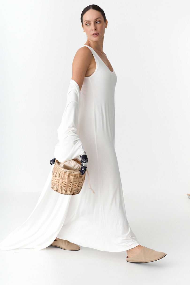 Комплект кардиган и платье-майка