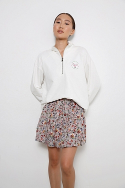 Анорак с лого pink green