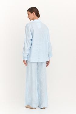 Рубашка базовая изо льна 