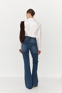 Джинсы расклешенные
