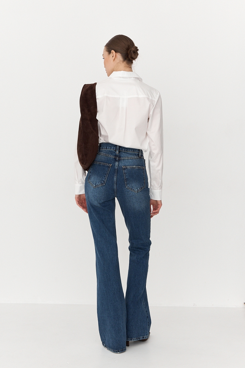 Джинсы расклешенные