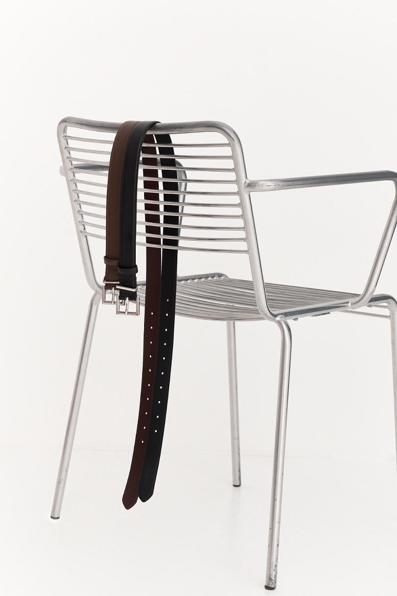 Ремень базовый из натуральной кожи