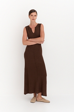 Платье ажурной вязки 