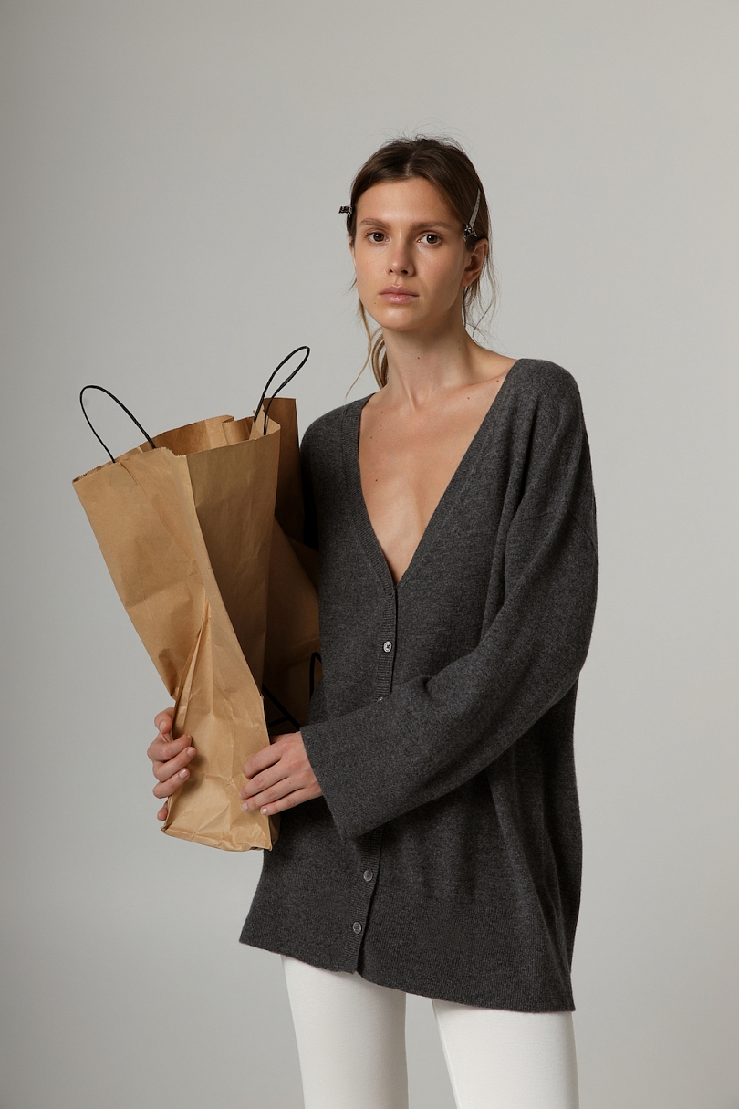 Кардиган из шерсти и кашемира