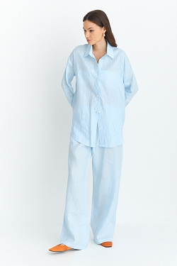 Брюки из 100% премиум льна