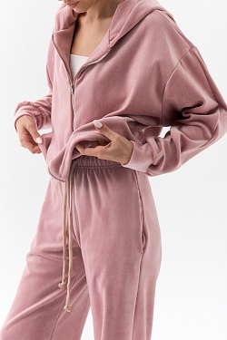 Костюм из хлопкового велюра