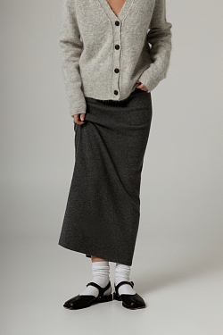 Юбка из шерсти и кашемира