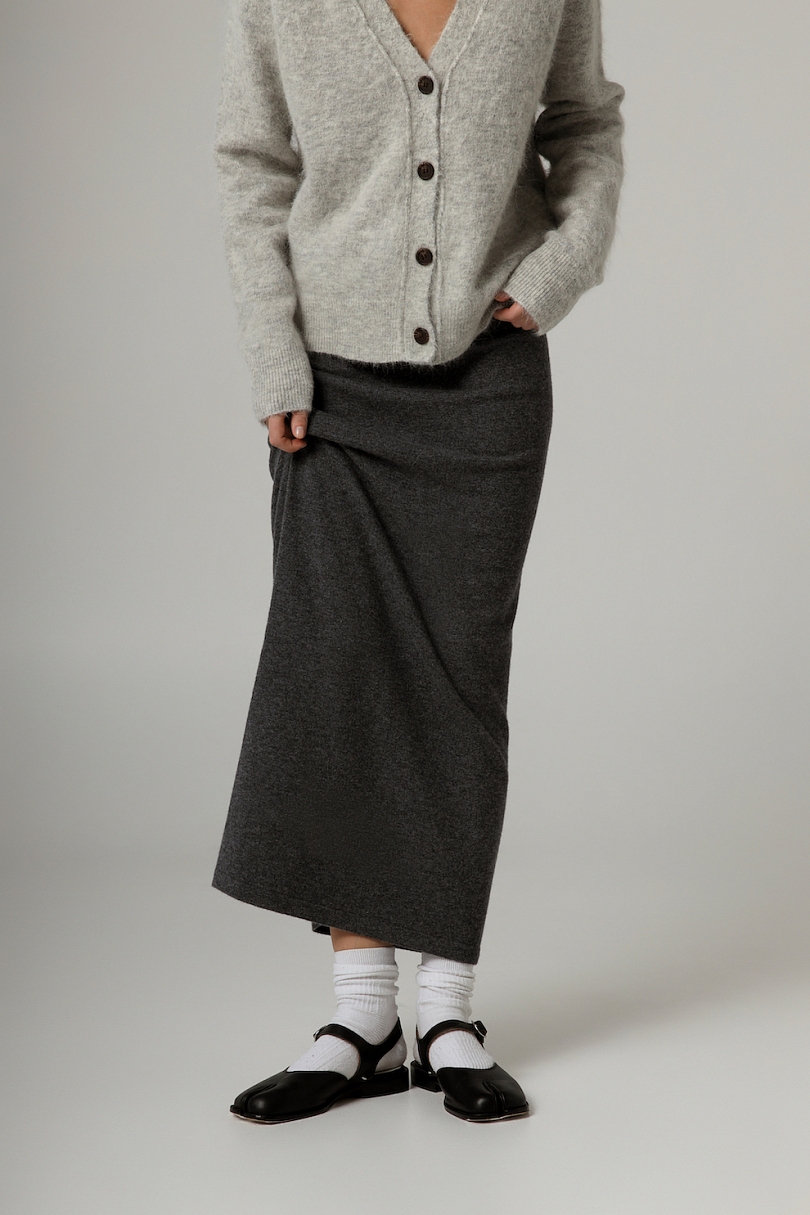 Юбка из шерсти и кашемира