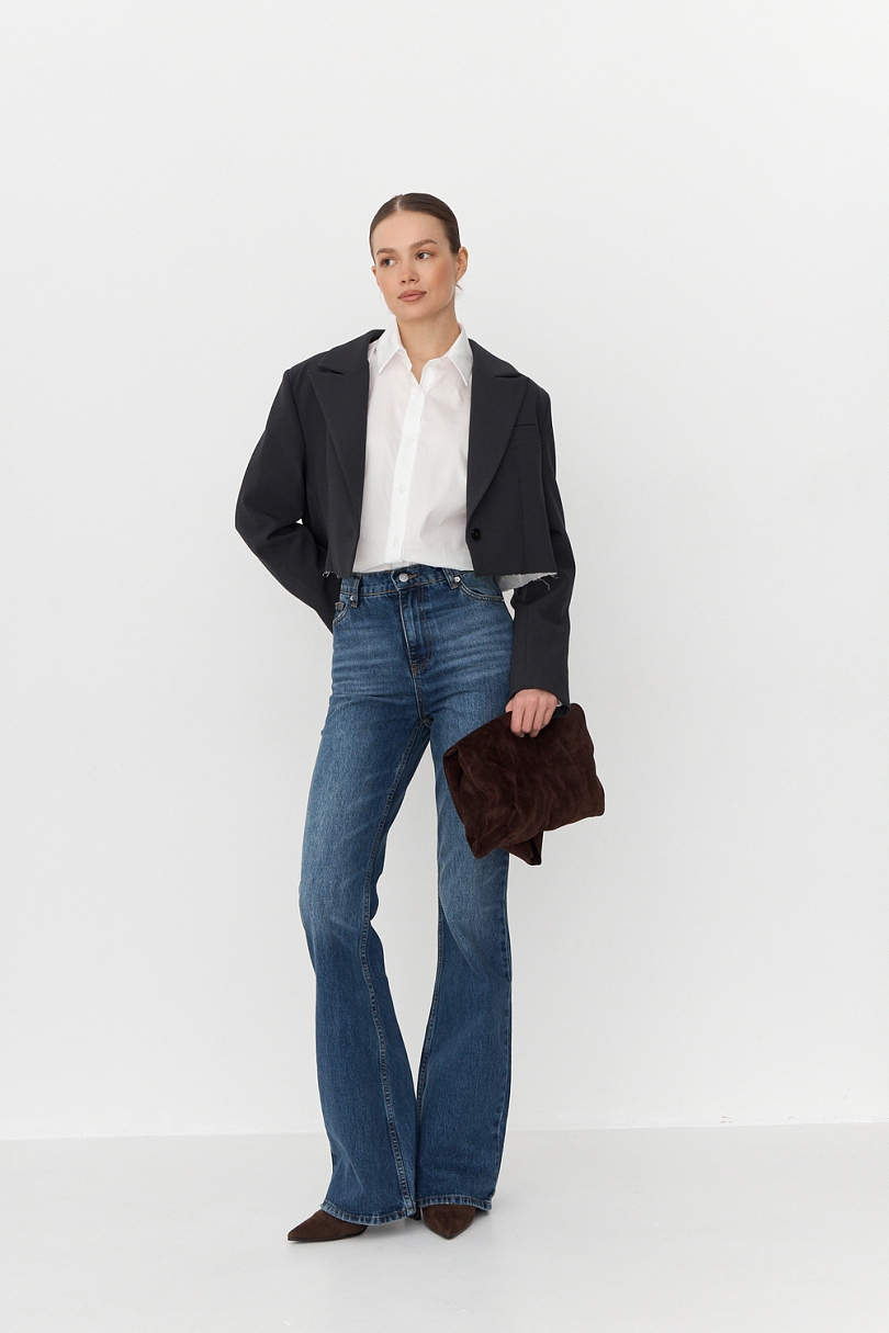 Джинсы расклешенные