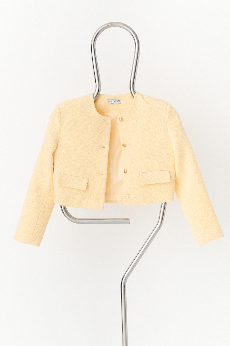 Жакет из твида укороченный