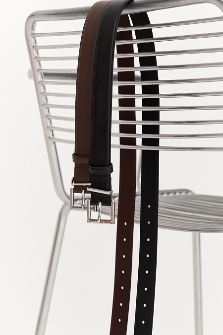 Ремень базовый из натуральной кожи