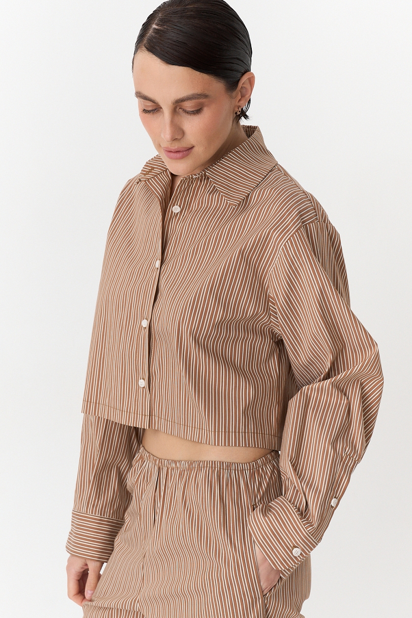 Комплект рубашка и брюки в полоску